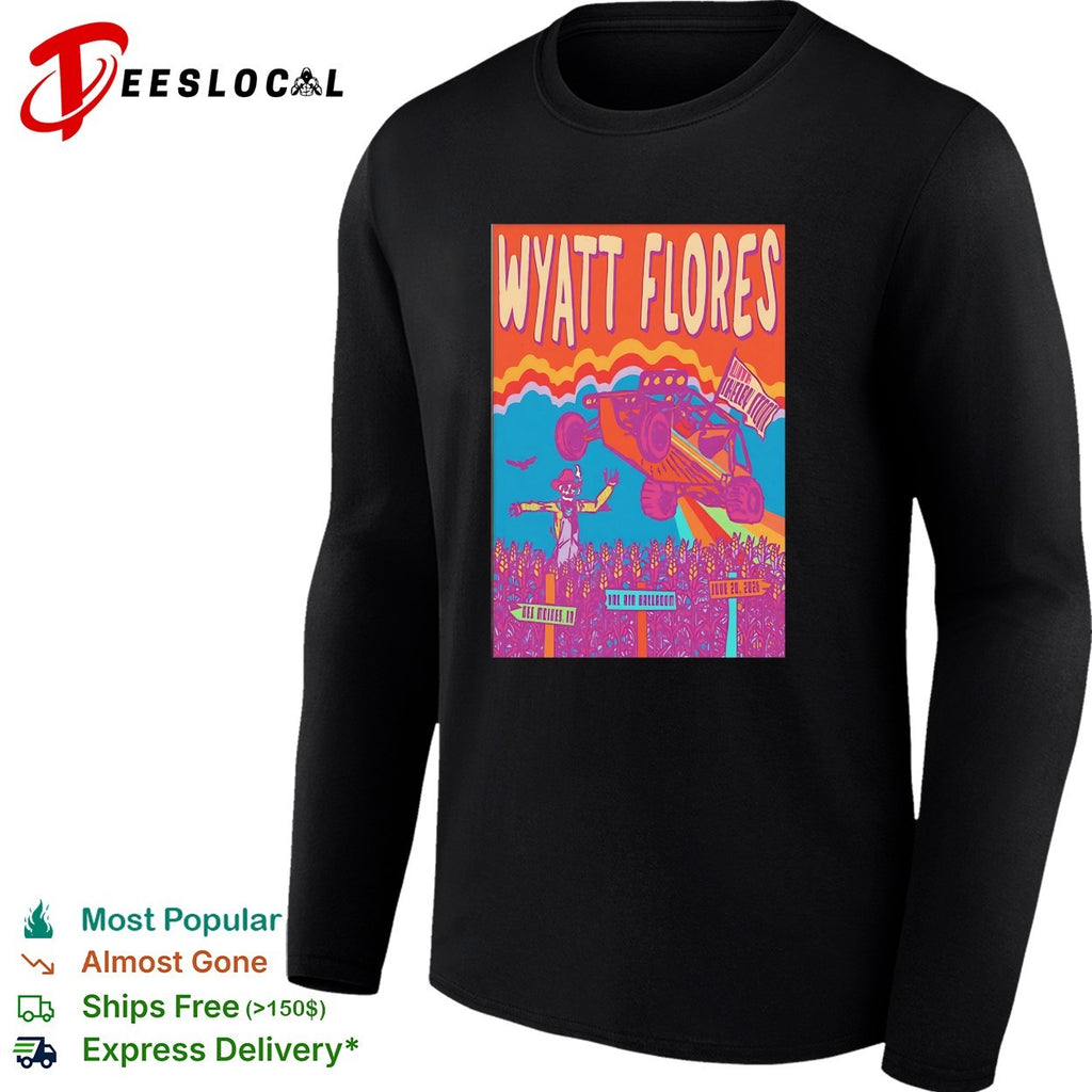 Wyatt Flores Des Moines Iowa 2026 poster shirt