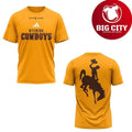 Wyoming Cowboy Football The Cowboy Walk Two Sided Shirt