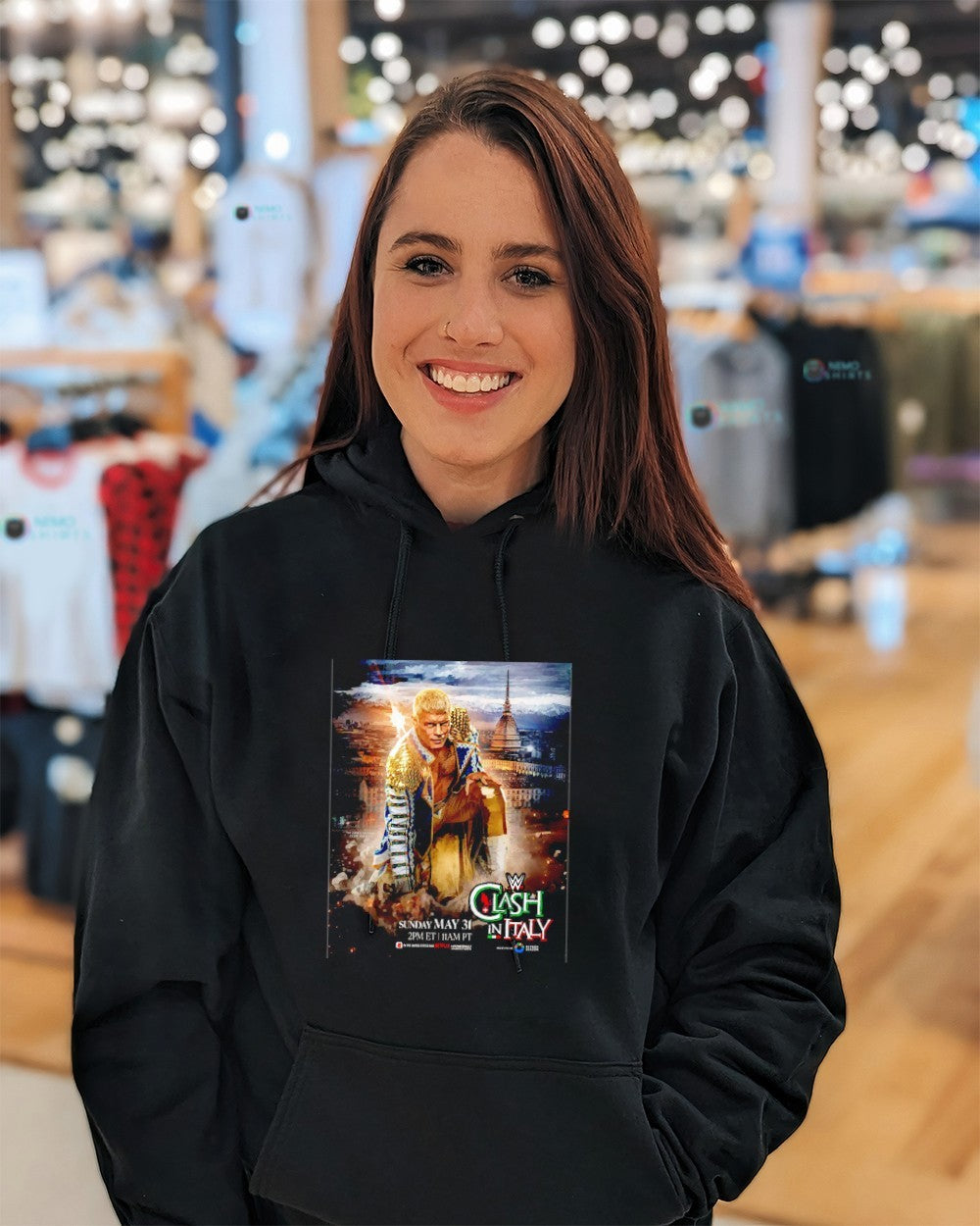 American nightmare Cody Rhodes WWE Clash in Italy shirt