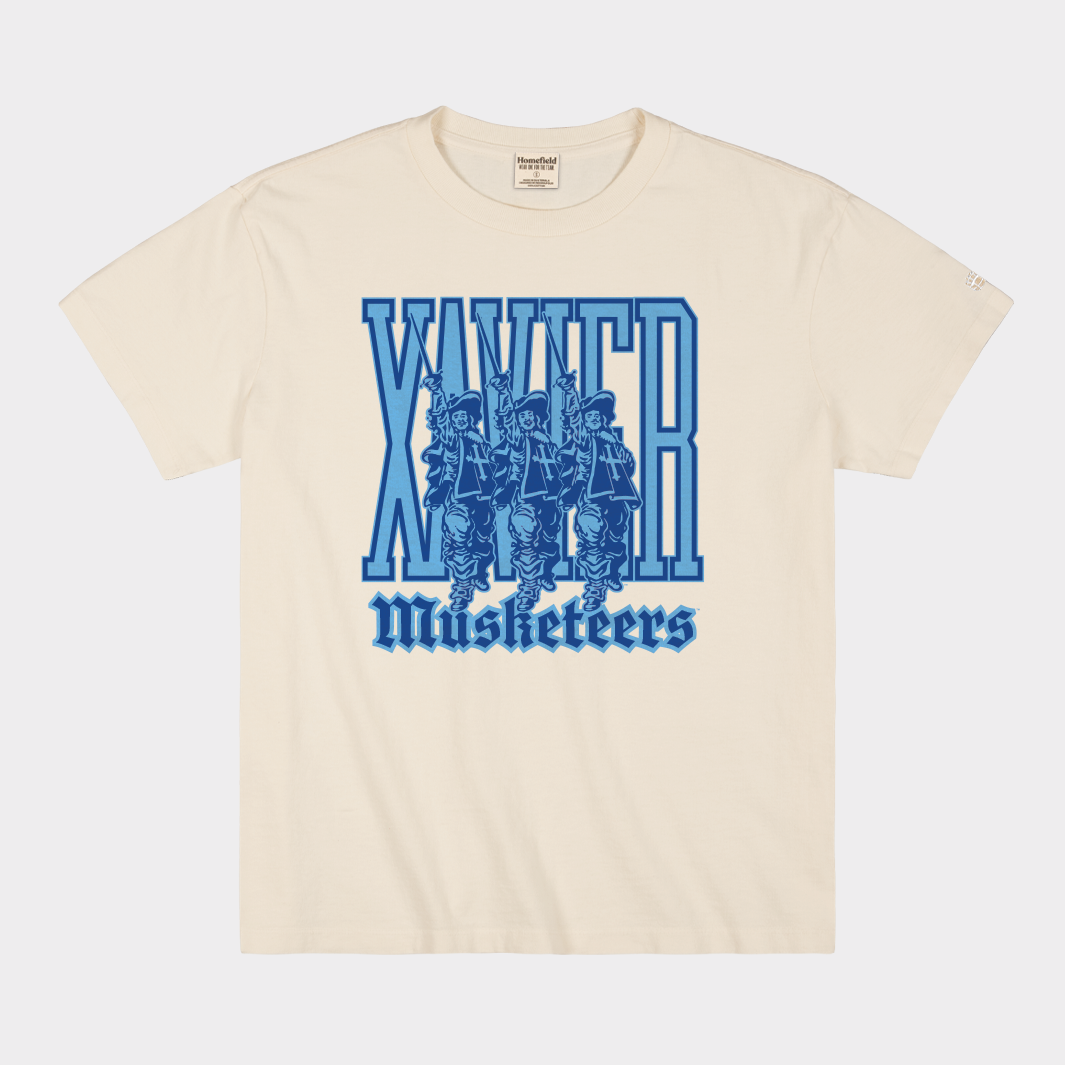 Retro Xavier Three Musketeers Vintage Heavyweight Tee Style001