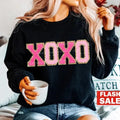 XO XO Valentines Day Sweatshirt, Valentine Shirt, Valentines Crewneck Hoodie | CiraTrend.com
