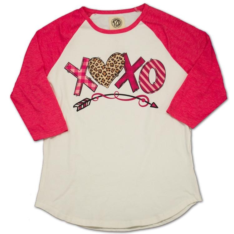 XOXO Vintage Raglan T-Shirts, Hoodie, Sweatshirt | CiraTrend.com