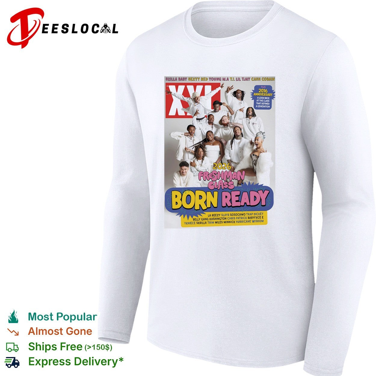 XXL Magazine Freshman Class 2026 Tour shirt