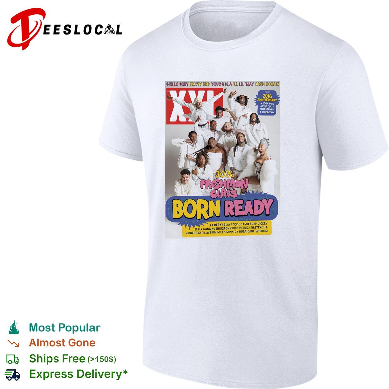 XXL Magazine Freshman Class 2026 Tour shirt