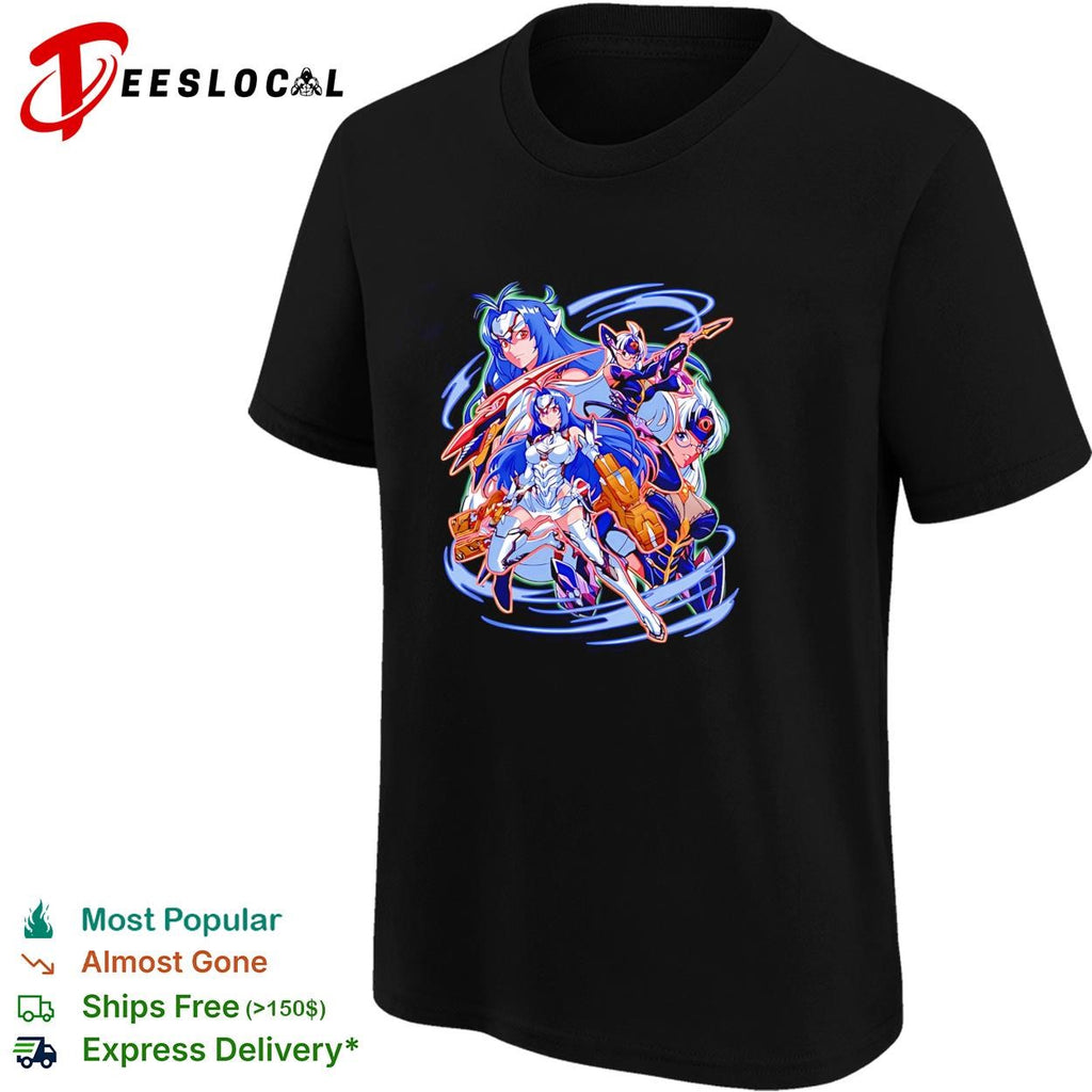 Xenosaga space robots collage graphic shirt
