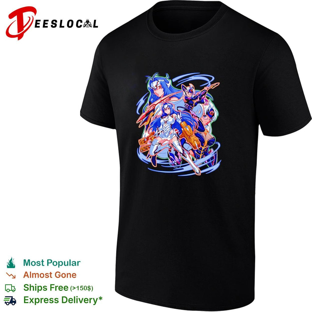 Xenosaga space robots collage graphic shirt