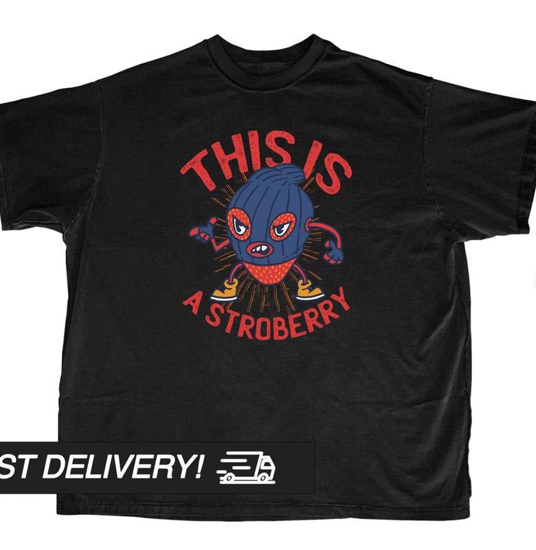 Y2k Shirt, This Is Stroberry Shirt, y2k clothing, Goth Punk T-Shirt, Streetwear T-Shirt, Alternative Clothing Menswear...