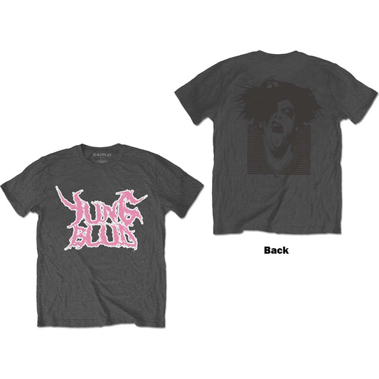 Yungblud T-Shirt: DEADHAPPY Pink (Back Print)