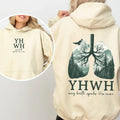 YHWH Lungs Christian, Front and Back, Every Breath Speak His Name, Hebrew, Name of God, Faith Apparel Hoodie, Hooded...
