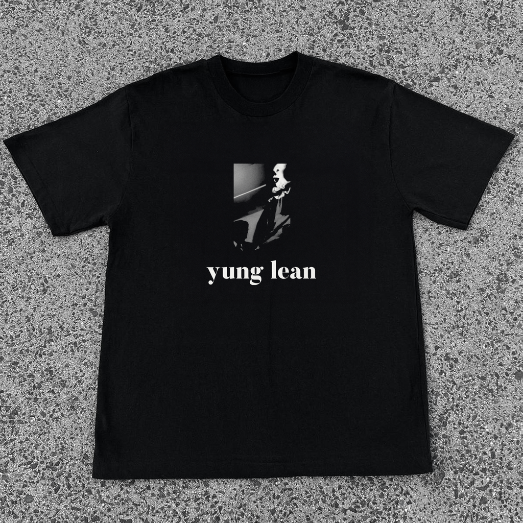 YUNG LEAN 'PENNYWISE' '24 MERCH HEAVYWEIGHT BLACK T-SHIRT Hoodie, Sweatshirt | CiraTrend.com (Image 1)