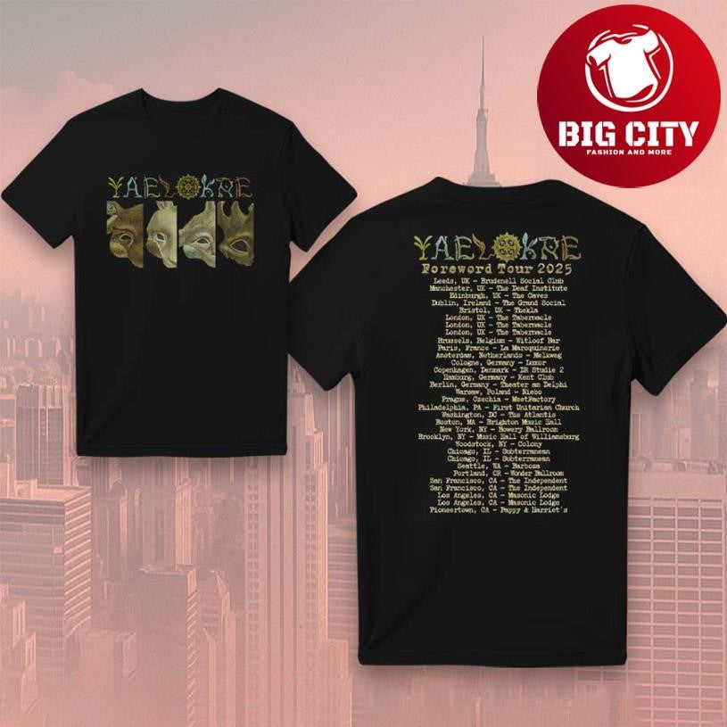 Yaelokre The Lark Tour 2025 New Two Sided Shirt