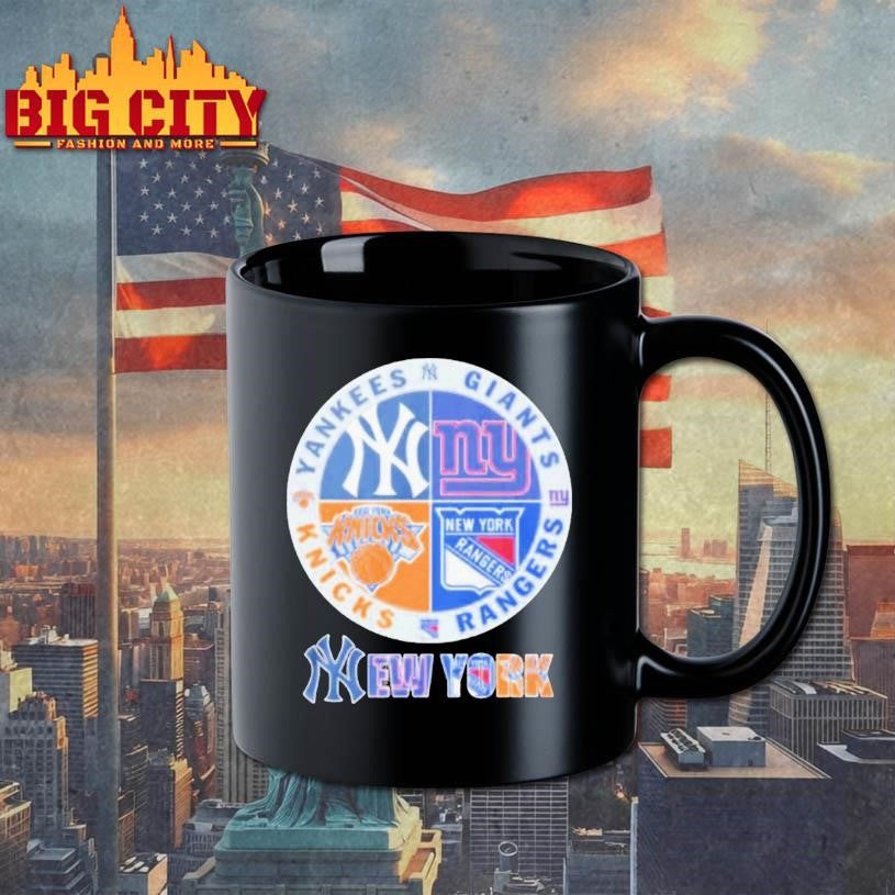 Yankees Giants Rangers And Knicks 2025 Premium Shirt