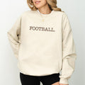 Yay Football Day Sweatshirt, Football Season Sweater, Football Apparel, Football Season Crewneck, Game Day Long Sleeve...