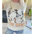 Yee Haw Skeleton Graphic T-shirt Hoodie, Sweatshirt | CiraTrend.com