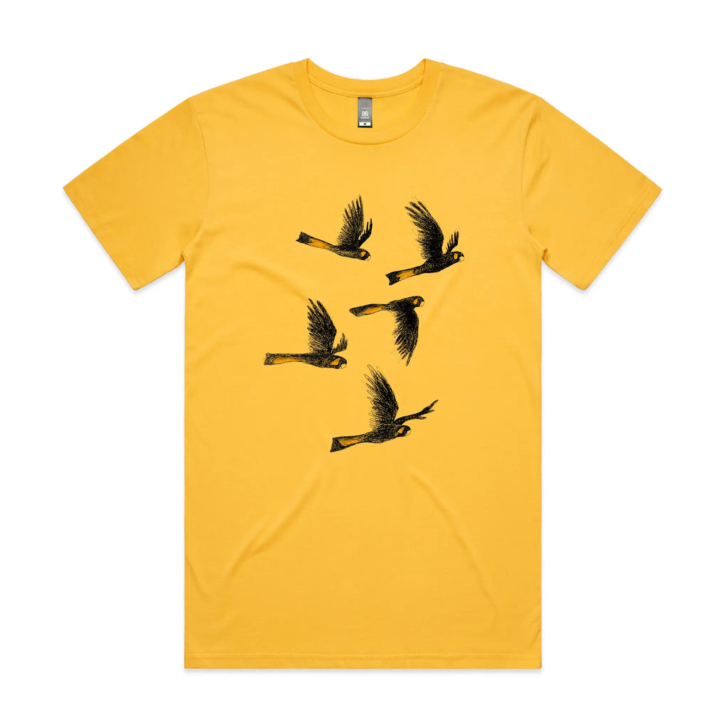 Yellow Tailed Black Cockatoos Tee Hoodie, Sweatshirt | CiraTrend.com (Image 2)