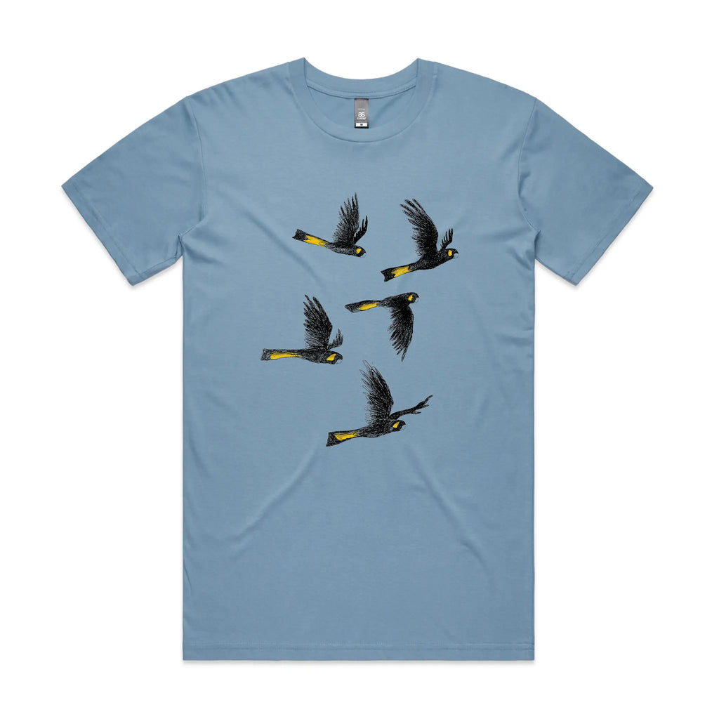 Yellow Tailed Black Cockatoos Tee Hoodie, Sweatshirt | CiraTrend.com (Image 3)