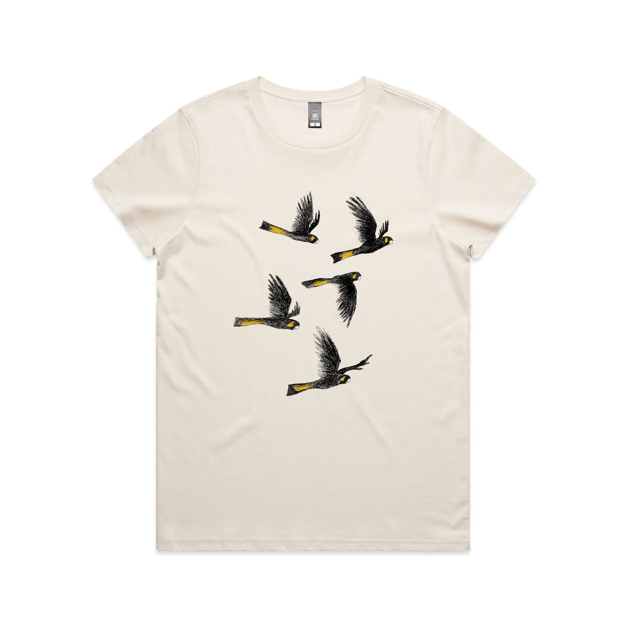 Yellow Tailed Black Cockatoos Tee Hoodie, Sweatshirt | CiraTrend.com (Image 5)