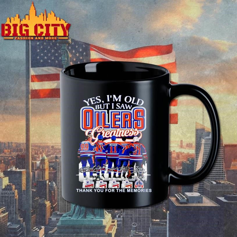 Yes I’m Old But I Saw Oilers Greatness Signature 2025 Vintage Shirt