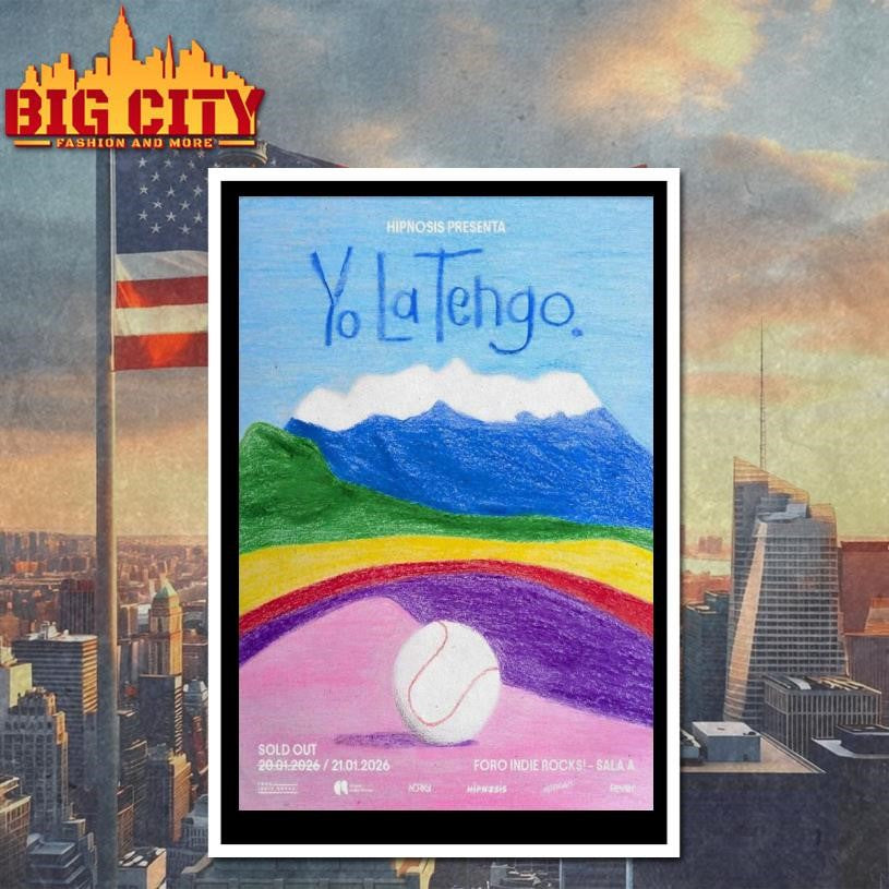 Yo La Tengo Jan 21 2026 Foro Indie Rocks Mexico City Poster Shirt