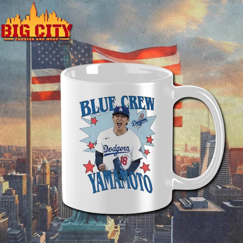 Yoshinobu Yamamoto Blue Crew Los Angeles Dodgers Baseball Players World Series 2025 Shirt