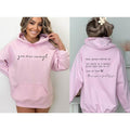 You Are Enough Sweatshirt, Mental Health Matters Sweatshirt, Dear Person Behind Me Hoodie  2 sides  Hoodie and Sweater;...