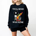 You'll Never Walk Alone Sweatshirt, Autism Awareness Shirt, Autism Dad Shirt, Autisms Day Gift Hoodie | CiraTrend.com
