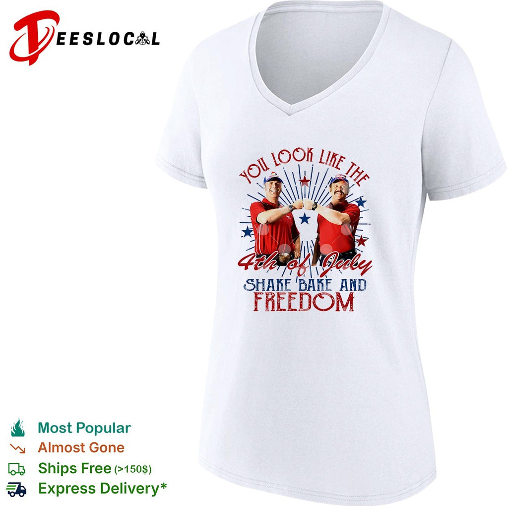 You look like the 4th of July shake bake and freedom shirt