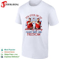 You look like the 4th of July shake bake and freedom shirt