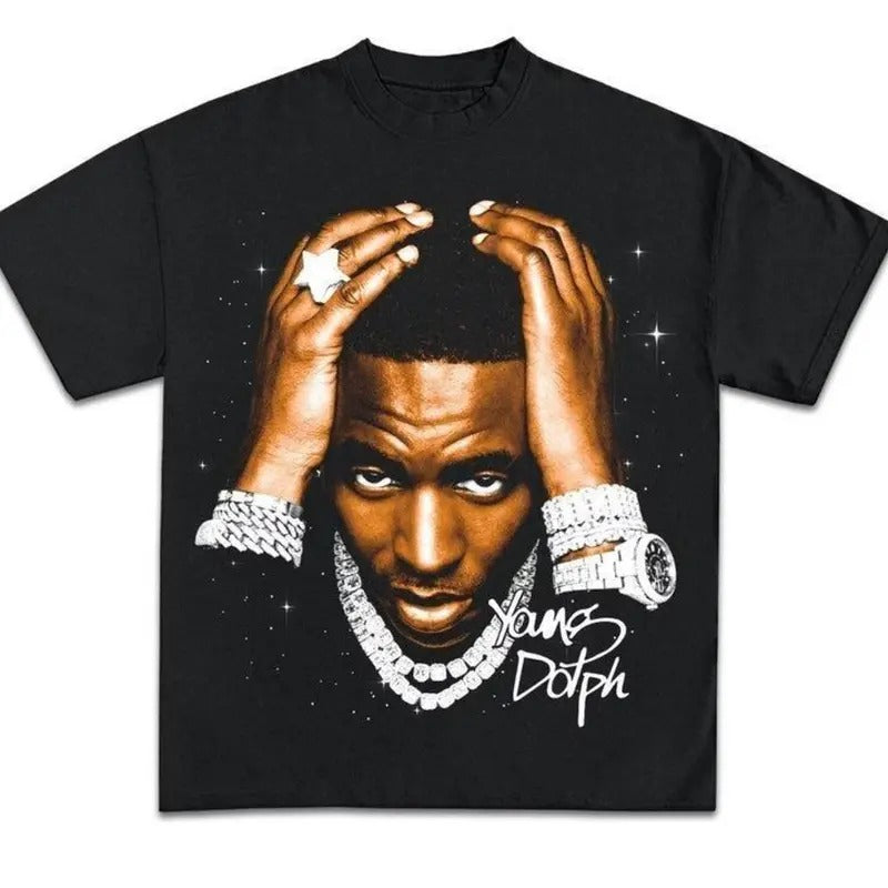Young Dolph 90s Rapper Shirt, Streetwear Gifts Shirt Hoodie, Sweatshirt | CiraTrend.com