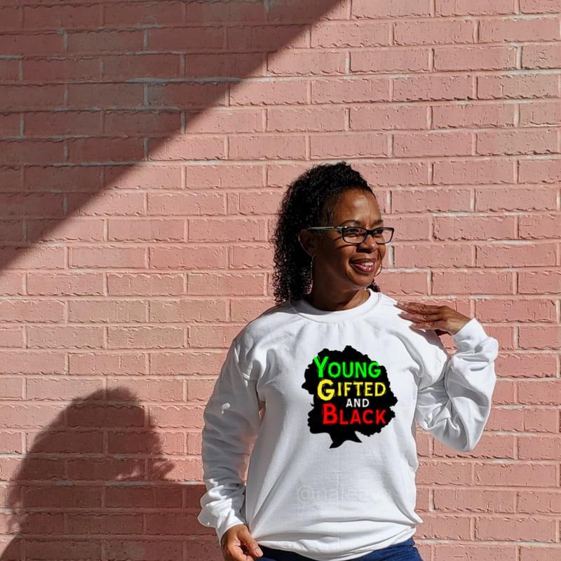 Young Gifted & Black DTF Transfer T-Shirts, Hoodie, Sweatshirt | CiraTrend.com