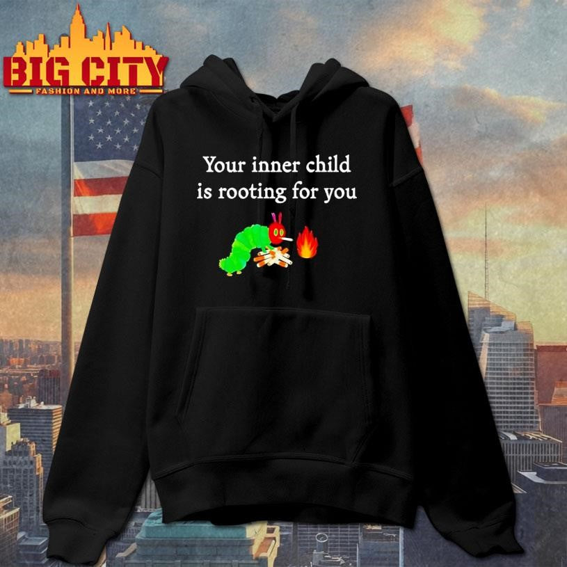 Your Inner Child Is Rooting For You Caterpillar Cigarette Shirt