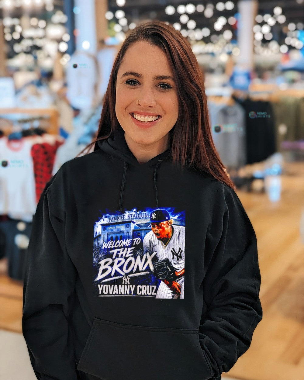 Yovanny Cruz welcome to the Bronx Yankee stadium shirt