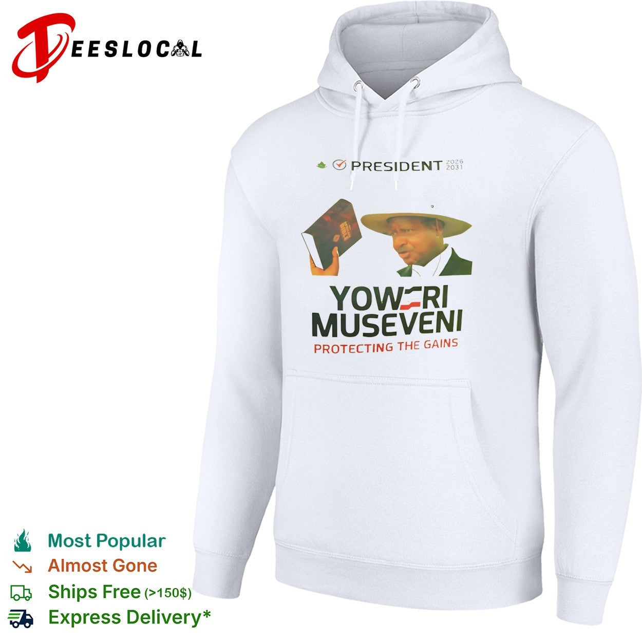 Yoweri Museveni President 2026 2031 Protecting the Gains African Bible shirt