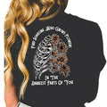 Z Bbryan Medium Graphic Crew Neck Short Sleeve T-Shirt, Machine Washable, All Seasons, Fitted, Blossoming Your Darkest Parts