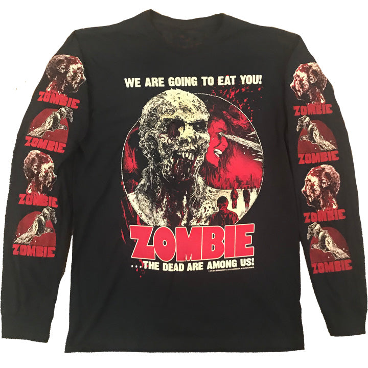 ZOMBIE FULCI LONG SLEEVE SHIRT Hoodie, Sweatshirt | CiraTrend.com (Image 1)