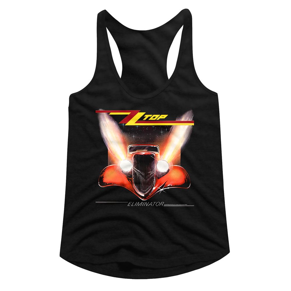 ZZ Top Eliminator Cover Official Ladies Racerback Shirt Hoodie, Sweatshirt | CiraTrend.com