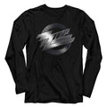 ZZ Top Mens L/S T-Shirt - Metal Logo - Solid Black Hoodie, Sweatshirt | CiraTrend.com