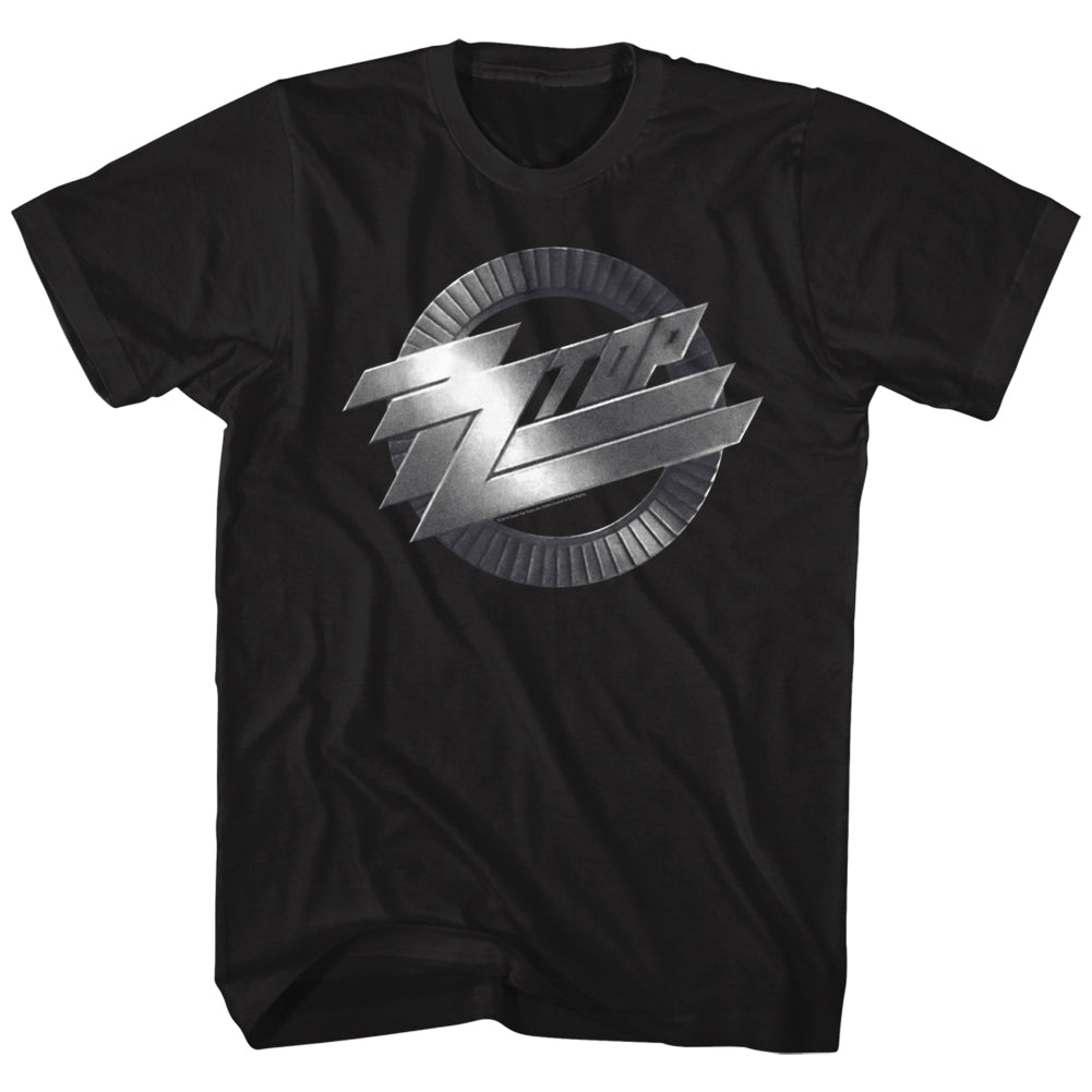 ZZ Top Mens S/S T-Shirt - Metal Logo - Solid Black Hoodie, Sweatshirt | CiraTrend.com