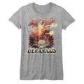 ZZ Top Girls Juniors S/S T-Shirt - Deguello - Heather Gray Heather Hoodie, Sweatshirt | CiraTrend.com