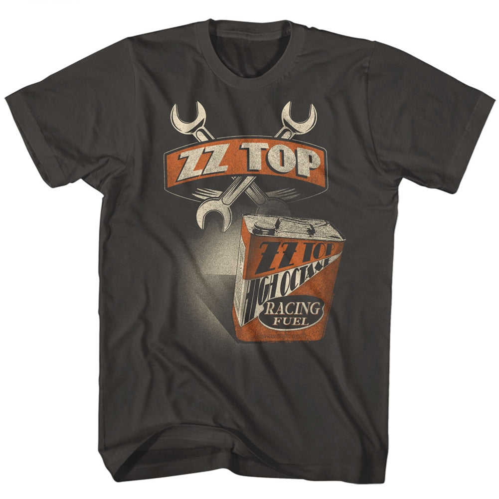 ZZ Top Mens S/S T-Shirt - High Octane - Solid Smoke Hoodie, Sweatshirt | CiraTrend.com