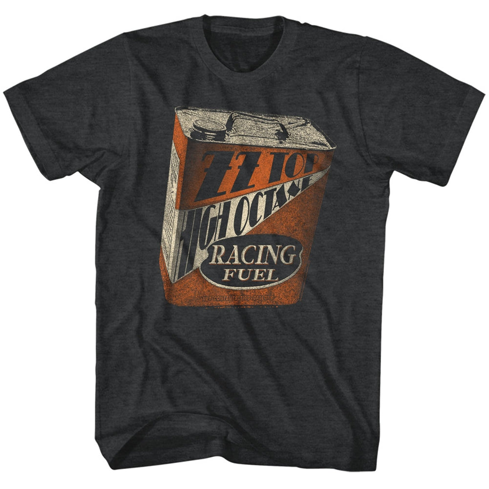 ZZ Top Mens S/S T-Shirt - Racing Fuel - Heather Black Heather Hoodie, Sweatshirt | CiraTrend.com