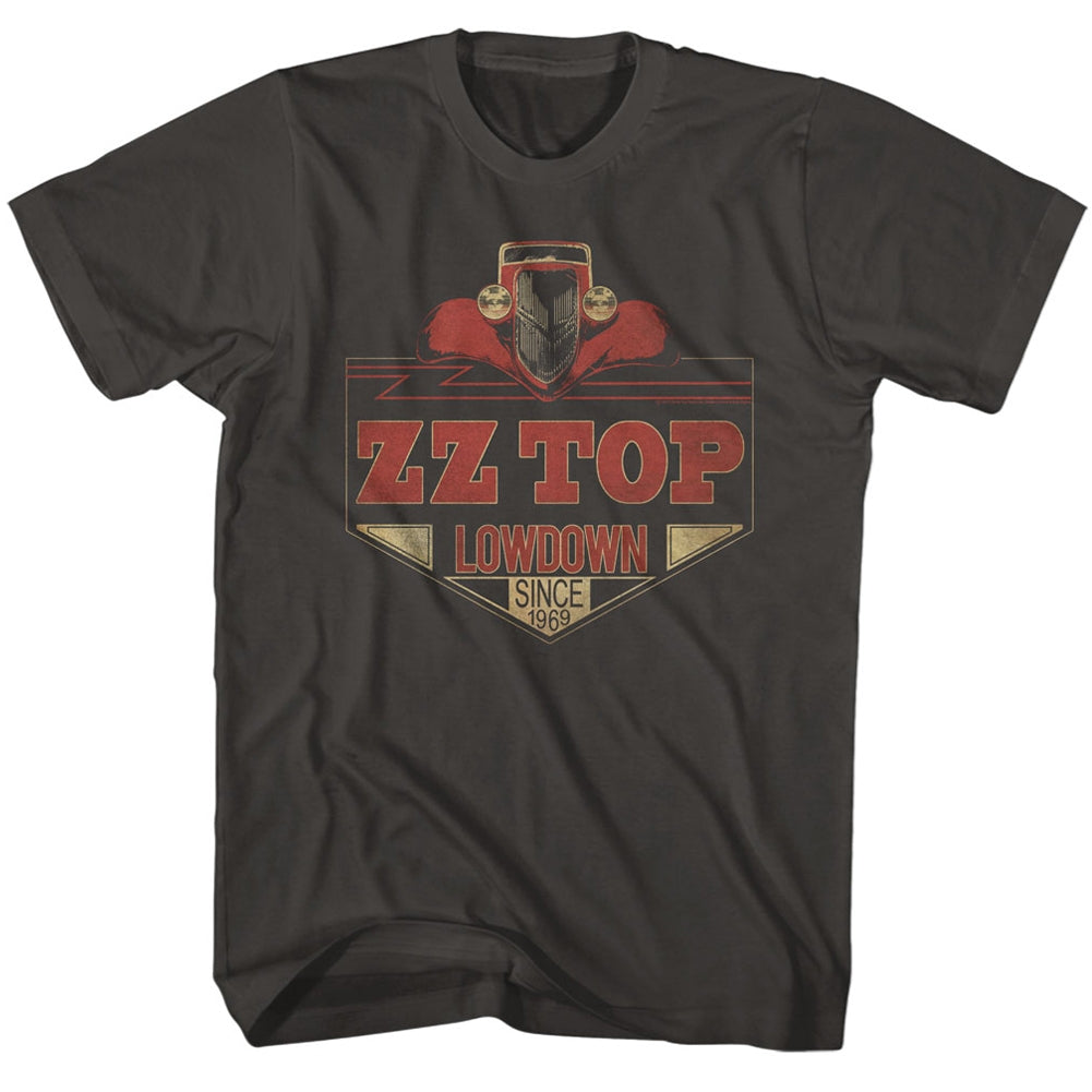 ZZ Top Mens S/S T-Shirt - Lowdown - Solid Smoke Hoodie, Sweatshirt | CiraTrend.com