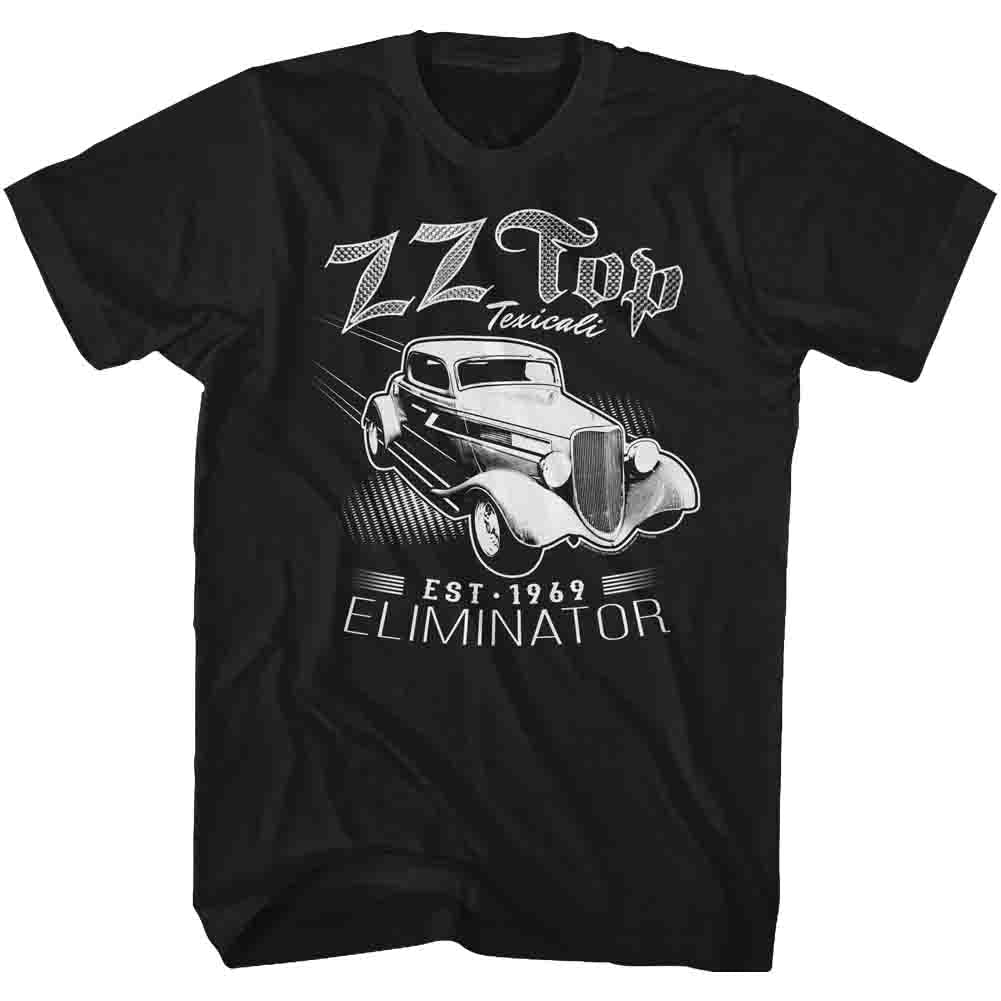ZZ Top Mens S/S T-Shirt - Eliminator Texicali - Solid Black Hoodie, Sweatshirt | CiraTrend.com