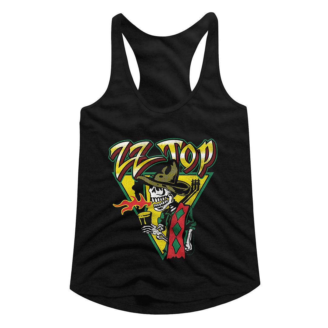 ZZ Top Di De Los Mescalera Official Ladies Racerback Shirt Hoodie, Sweatshirt | CiraTrend.com