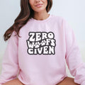 Zero Woofs Given Sweatshirt, Dog Sweatshirt, Dog Mom Sweatshirt, Cute Puppy Sweatshirt Full Color Print Casual Cotton...