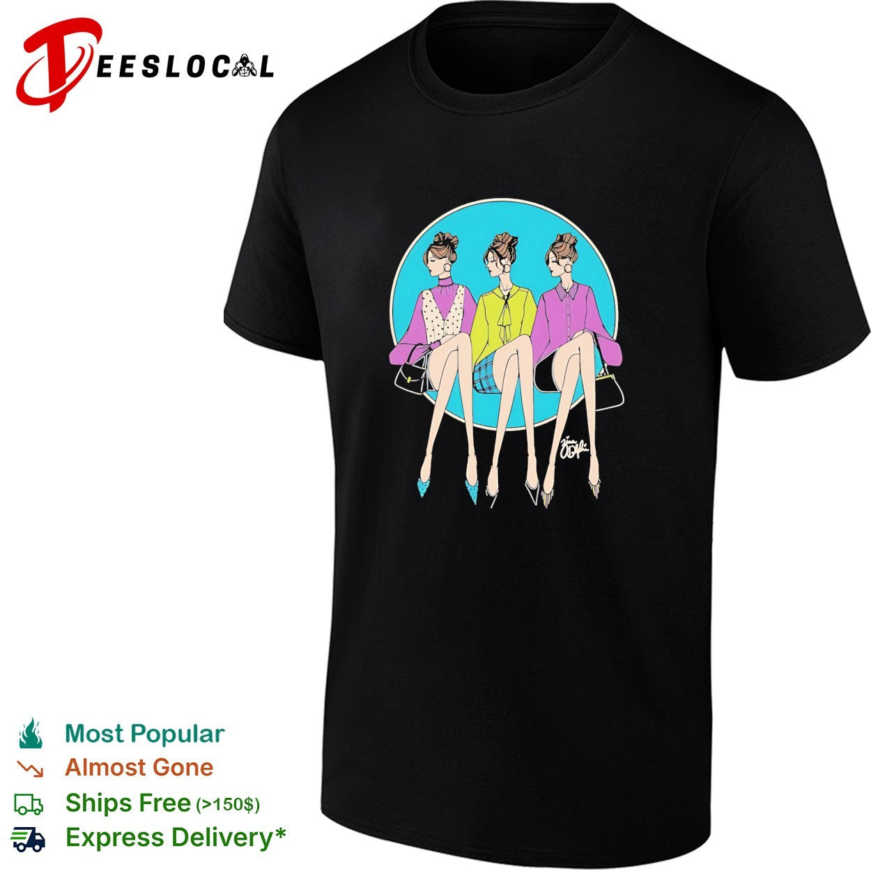 Zinadelphia Three Women Baby shirt