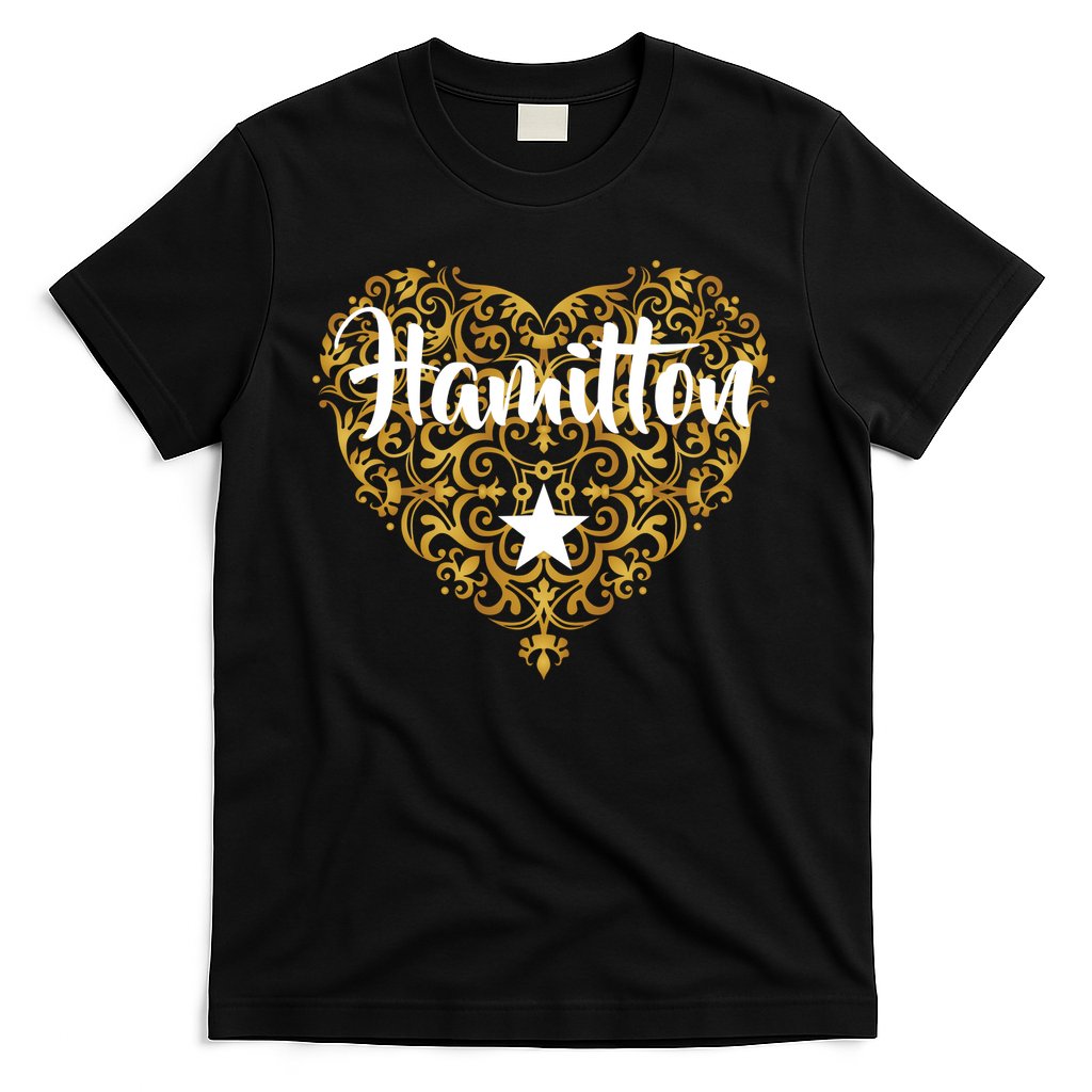 A. Hamilton Golden Heart T-Shirt