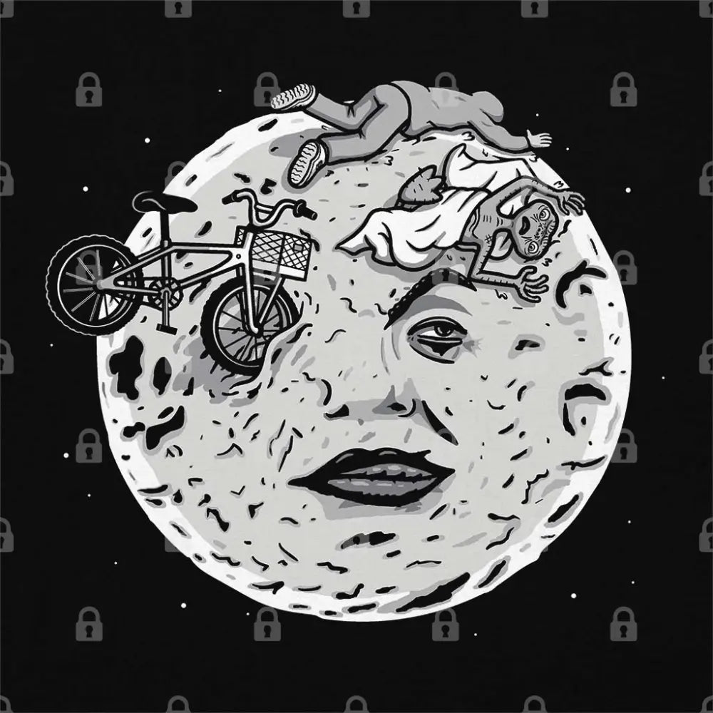 A Bike To The Moon T-Shirt Hoodie, Sweatshirt | CiraTrend.com (Image 1)