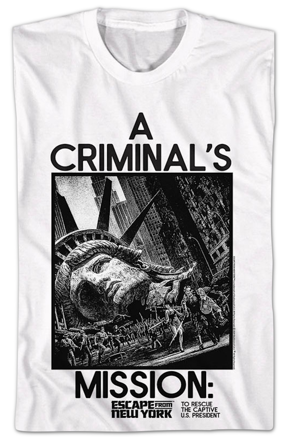 A Criminal's Mission Escape From New York T-Shirt Hoodie, Sweatshirt | CiraTrend.com (Image 2)