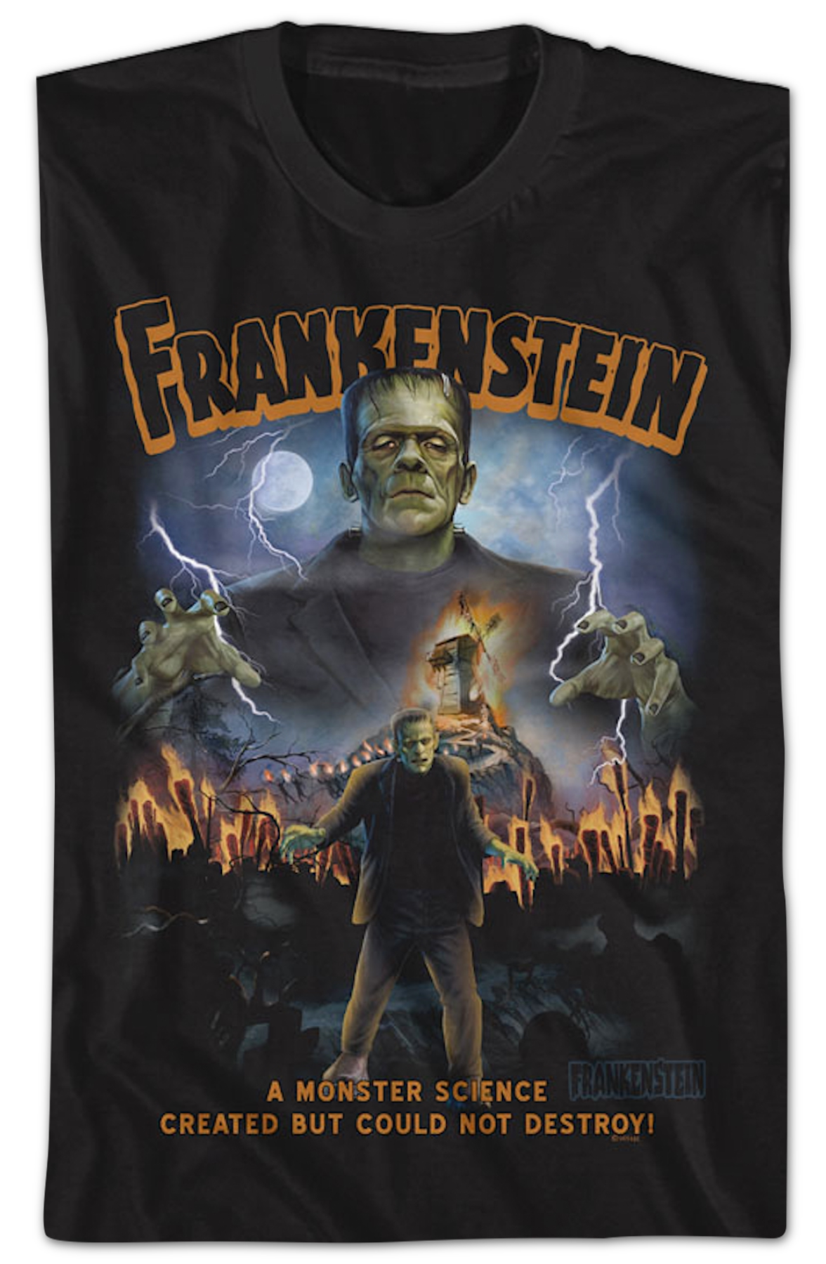 A Monster Science Created Frankenstein T-Shirt Hoodie, Sweatshirt | CiraTrend.com (Image 2)